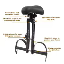 RideNest | Siège vélo avant pour enfant